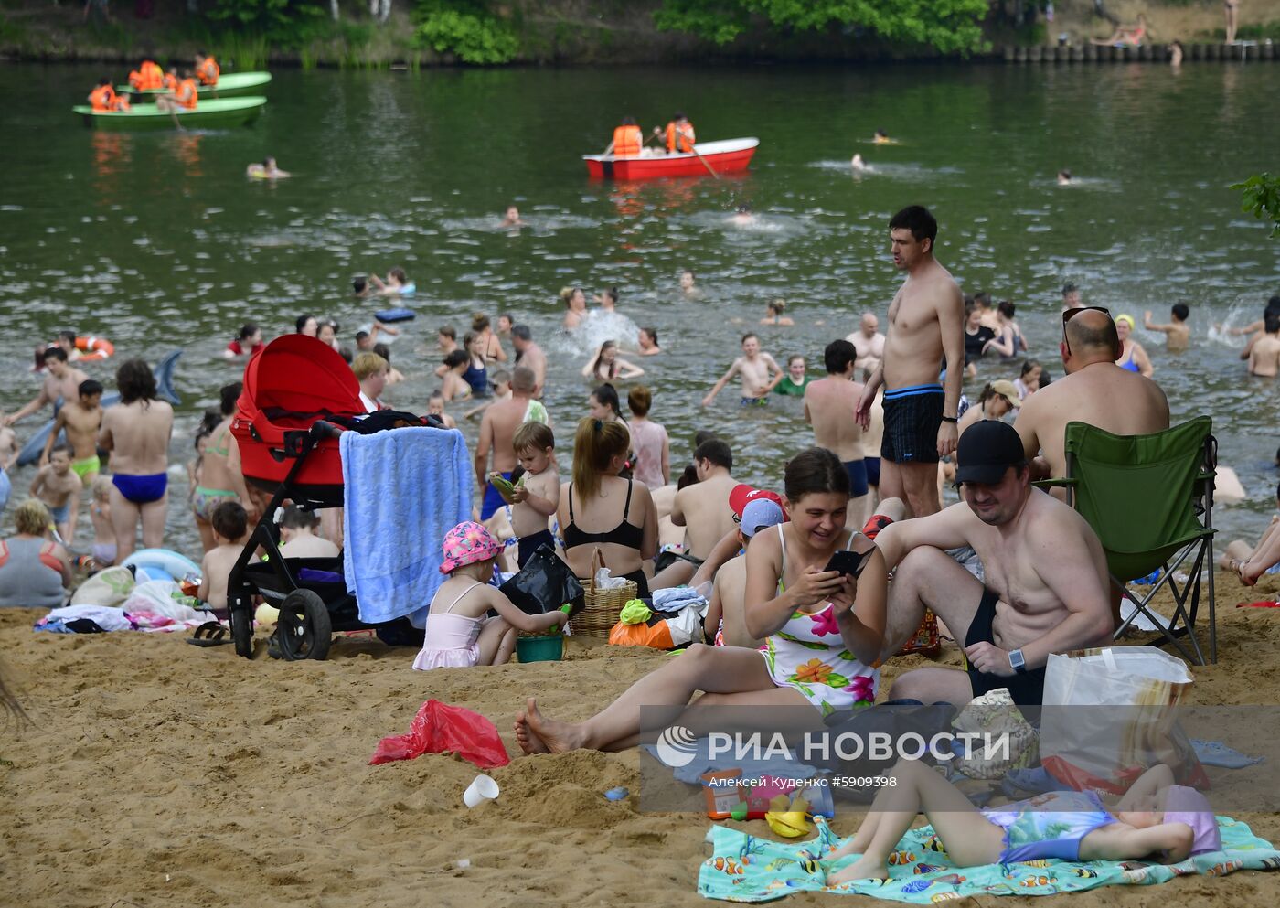 Пляжный отдых в Москве