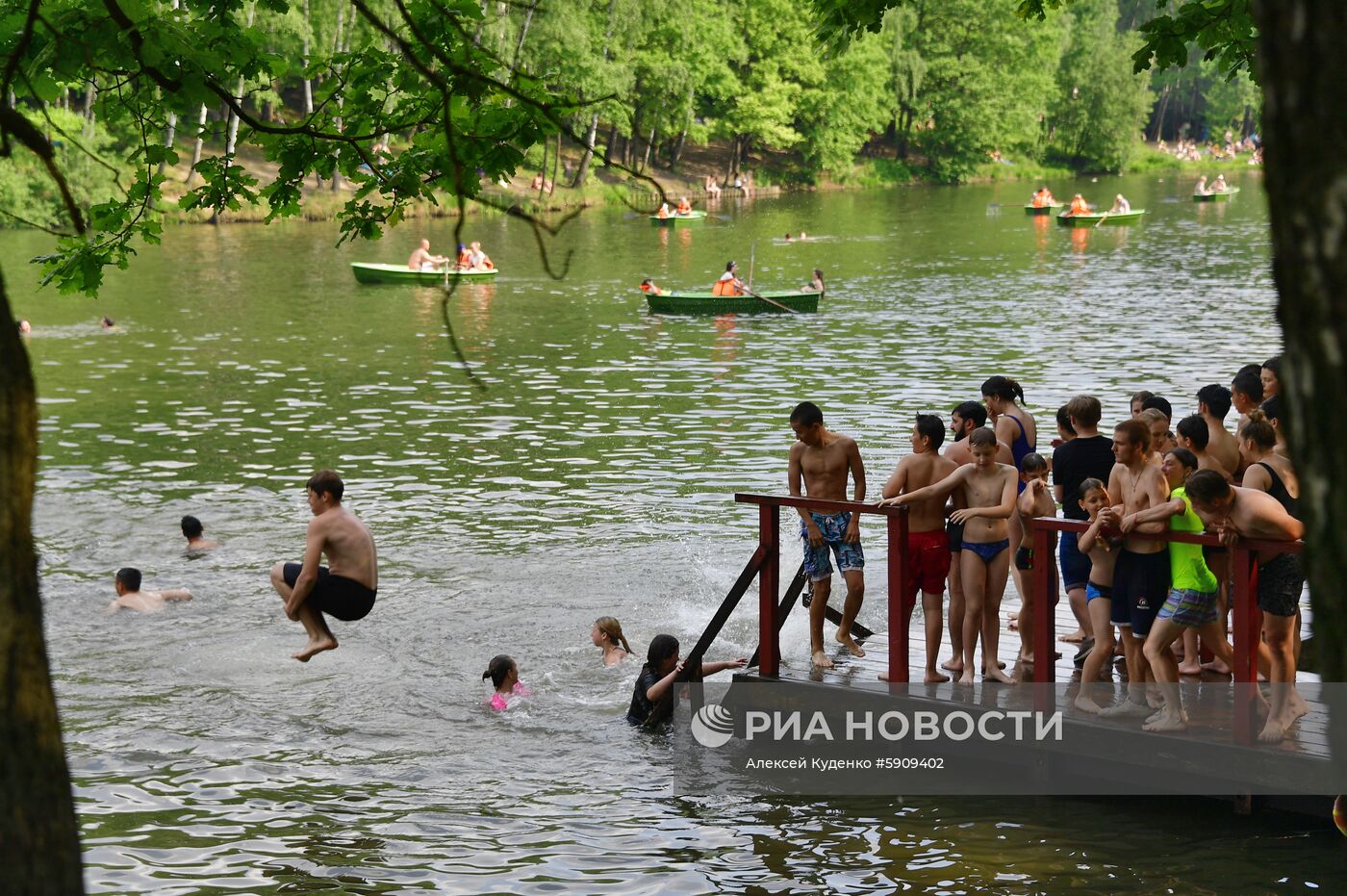 Пляжный отдых в Москве