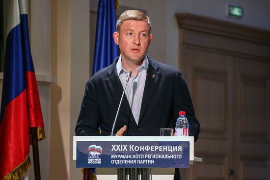 Врио главы Мурманской области А. Чибис выдвинут кандидатом в губернаторы от "Единой России"