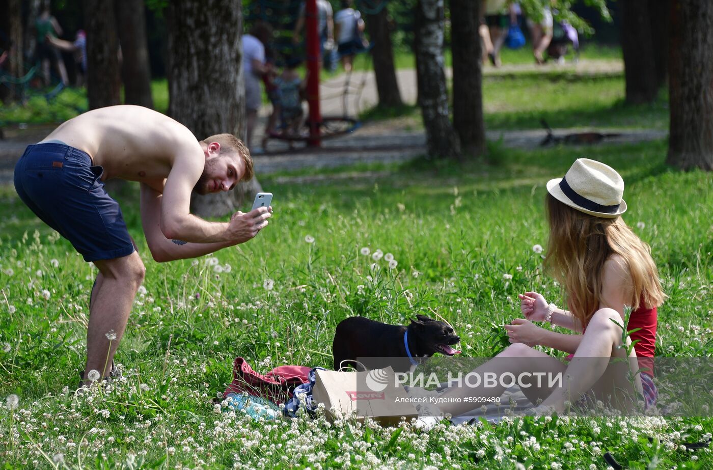 Пляжный отдых в Москве