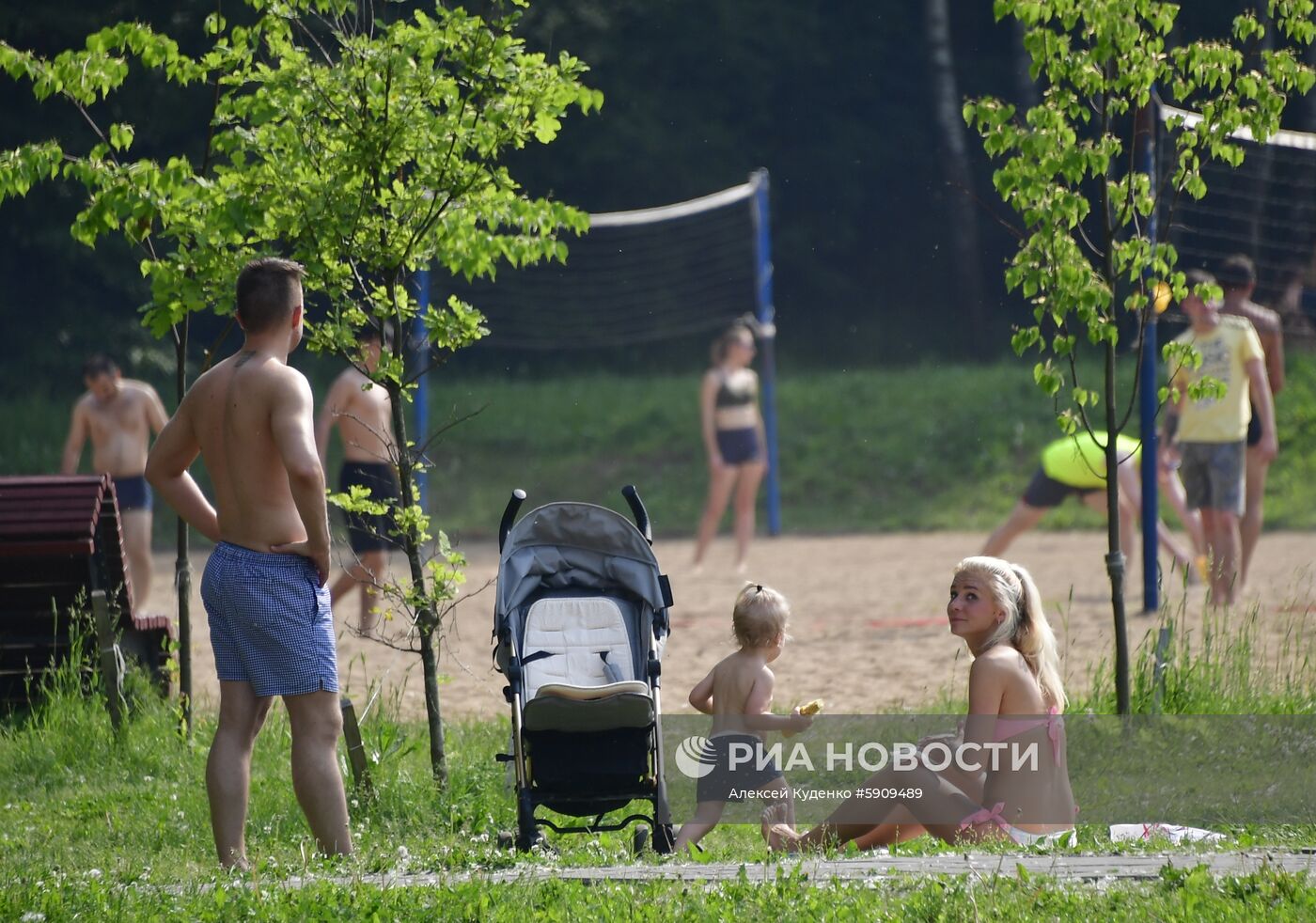 Пляжный отдых в Москве