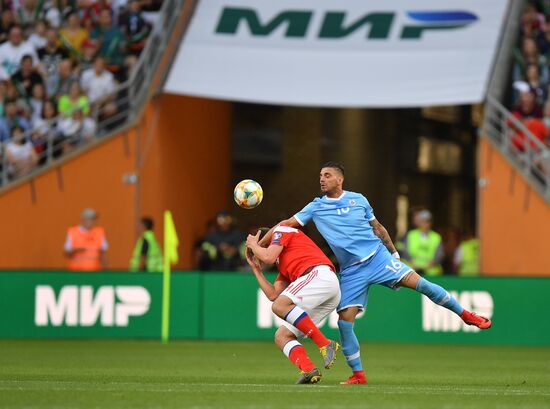 Футбол. Отборочный ЧЕ-2020. Матч Россия - Сан-Марино