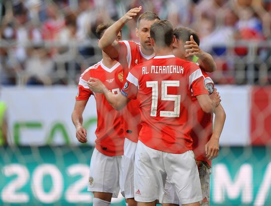 Футбол. Отборочный ЧЕ-2020. Матч Россия - Сан-Марино