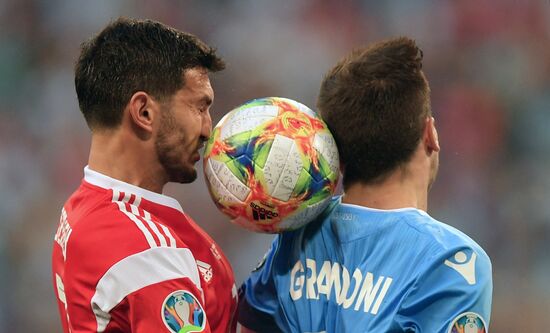 Футбол. Отборочный ЧЕ-2020. Матч Россия - Сан-Марино