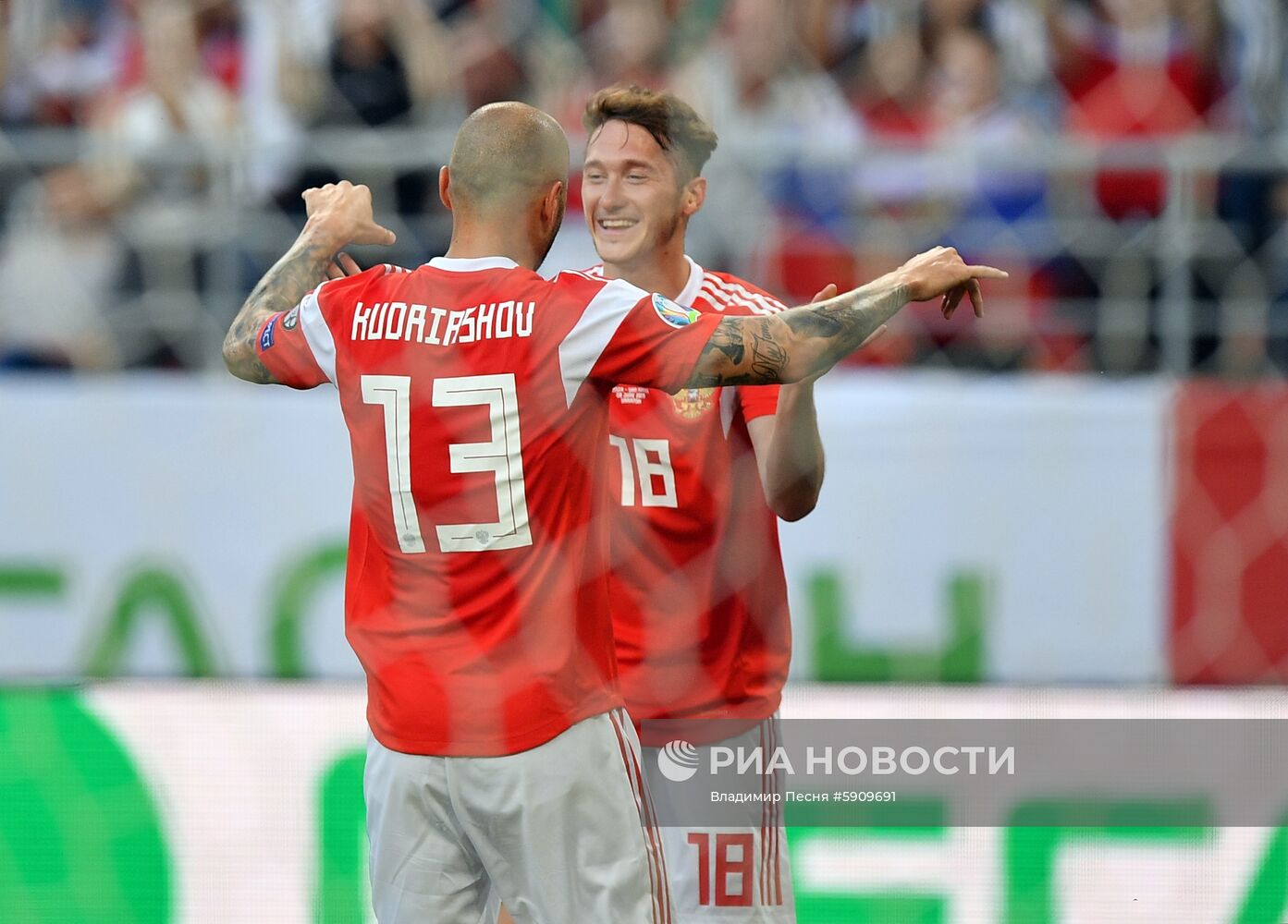 Футбол. Отборочный ЧЕ-2020. Матч Россия - Сан-Марино