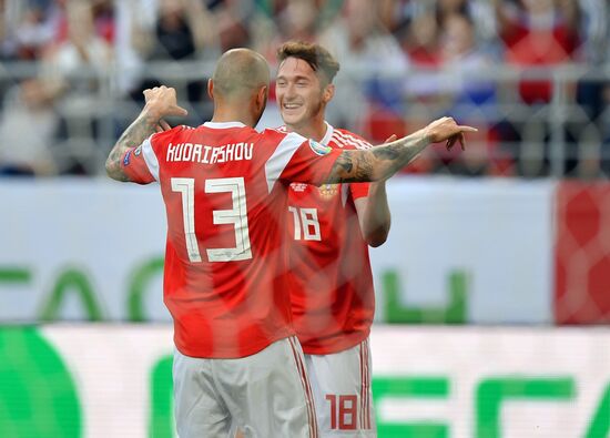 Футбол. Отборочный ЧЕ-2020. Матч Россия - Сан-Марино