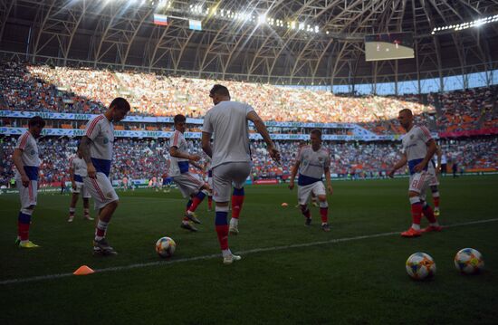 Футбол. Отборочный ЧЕ-2020. Матч Россия - Сан-Марино