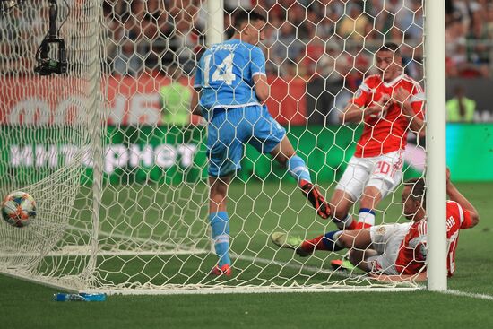 Футбол. Отборочный ЧЕ-2020. Матч Россия - Сан-Марино