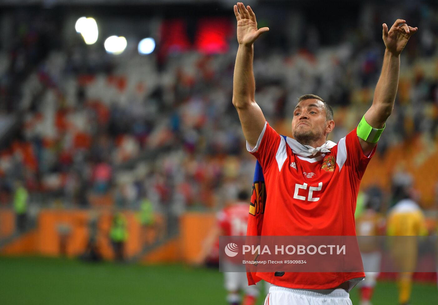 Футбол. Отборочный ЧЕ-2020. Матч Россия - Сан-Марино