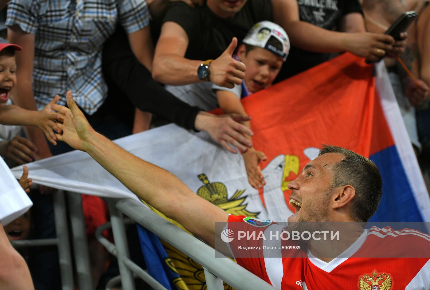Футбол. Отборочный ЧЕ-2020. Матч Россия - Сан-Марино