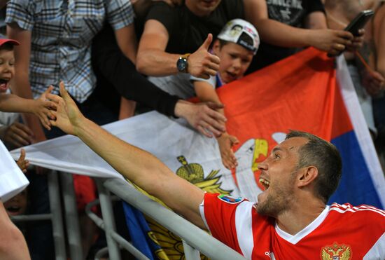 Футбол. Отборочный ЧЕ-2020. Матч Россия - Сан-Марино