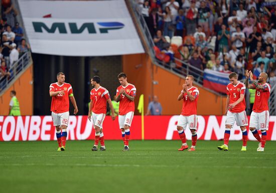 Футбол. Отборочный ЧЕ-2020. Матч Россия - Сан-Марино