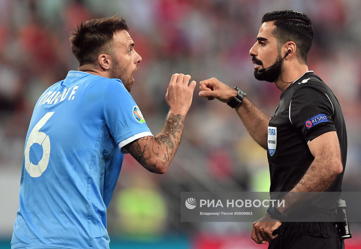 Футбол. Отборочный ЧЕ-2020. Матч Россия - Сан-Марино