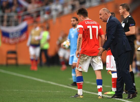 Футбол. Отборочный ЧЕ-2020. Матч Россия - Сан-Марино