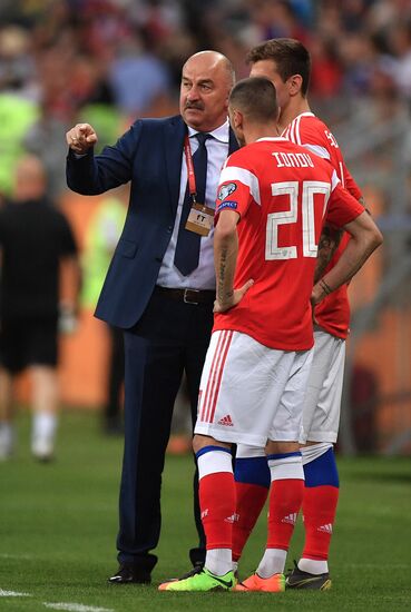 Футбол. Отборочный ЧЕ-2020. Матч Россия - Сан-Марино