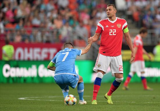 Футбол. Отборочный ЧЕ-2020. Матч Россия - Сан-Марино