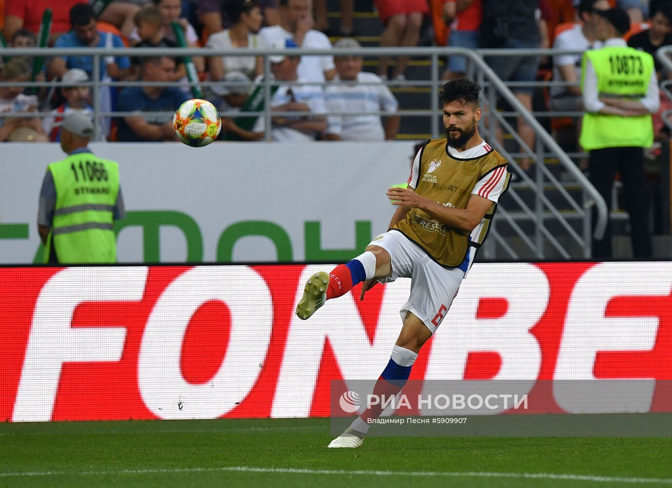 Футбол. Отборочный ЧЕ-2020. Матч Россия - Сан-Марино