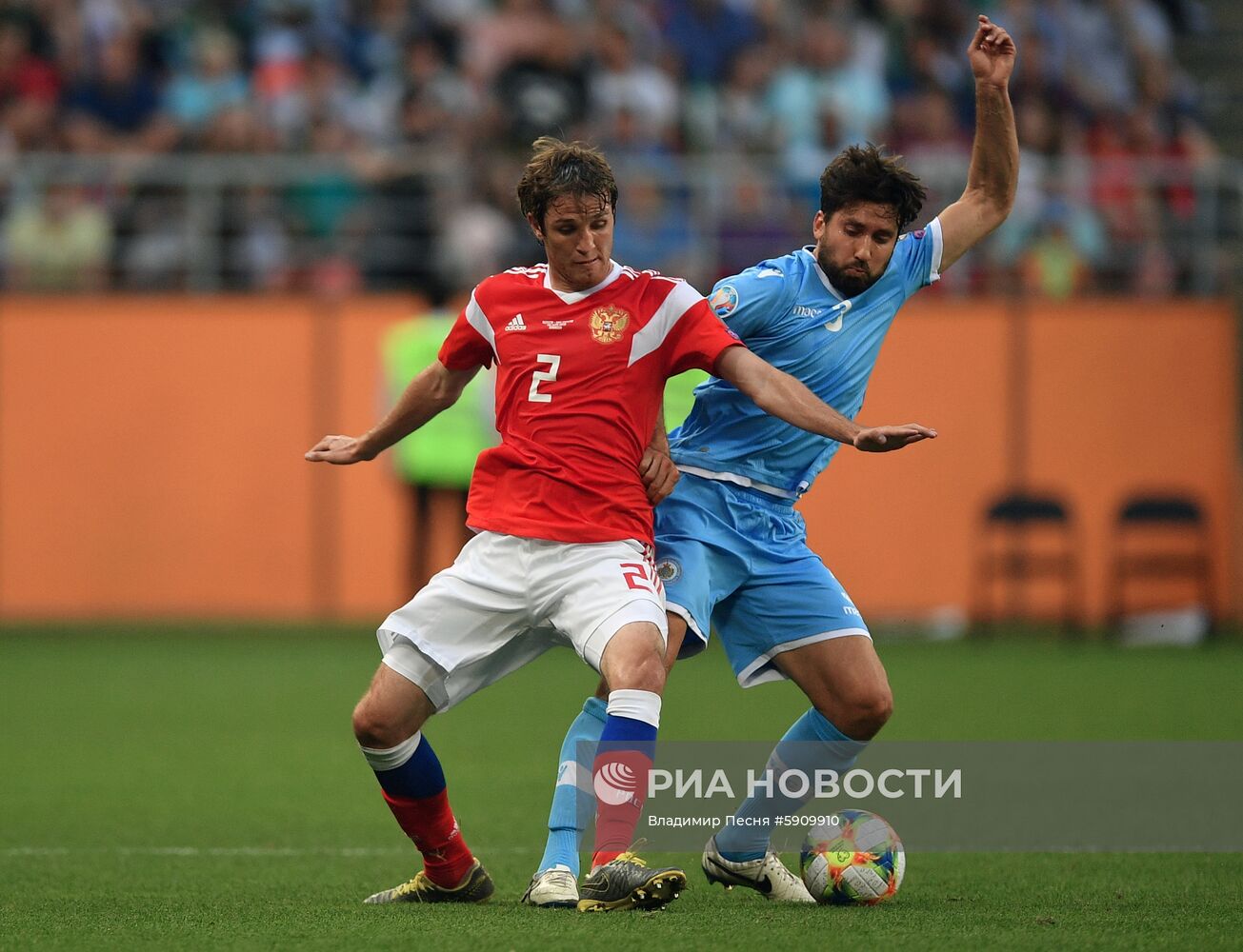 Футбол. Отборочный ЧЕ-2020. Матч Россия - Сан-Марино