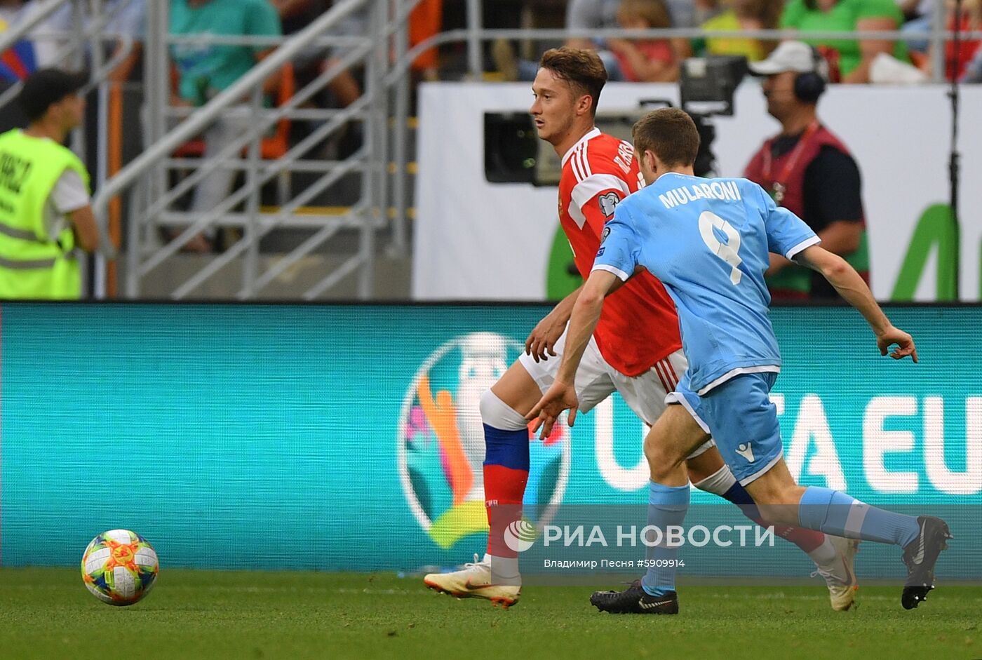 Футбол. Отборочный ЧЕ-2020. Матч Россия - Сан-Марино