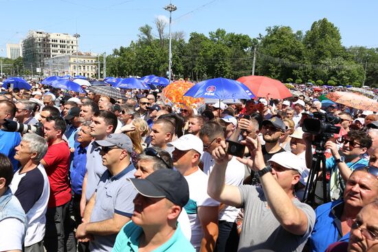 Акции протеста в Кишинёве