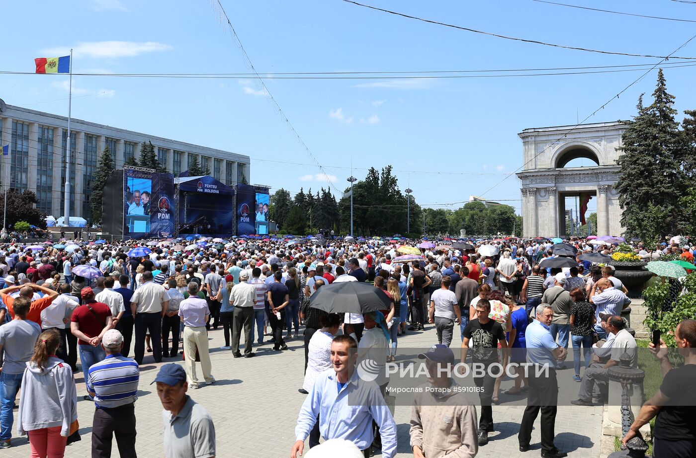 Акции протеста в Кишинёве