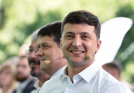 Съезд партии "Слуга народа" в Киеве