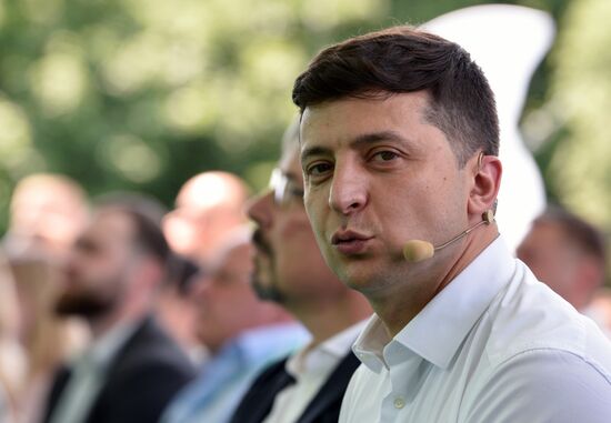 Съезд партии "Слуга народа" в Киеве