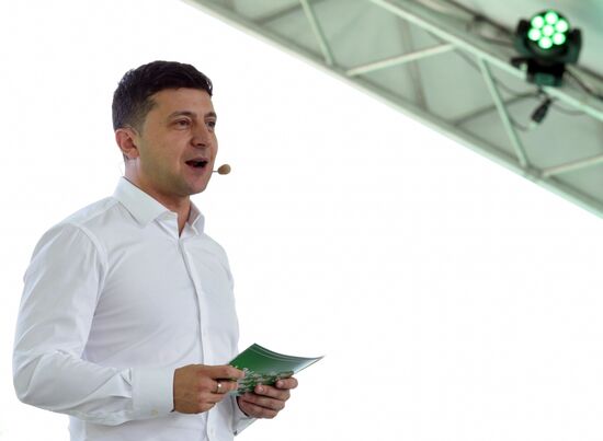 Съезд партии "Слуга народа" в Киеве