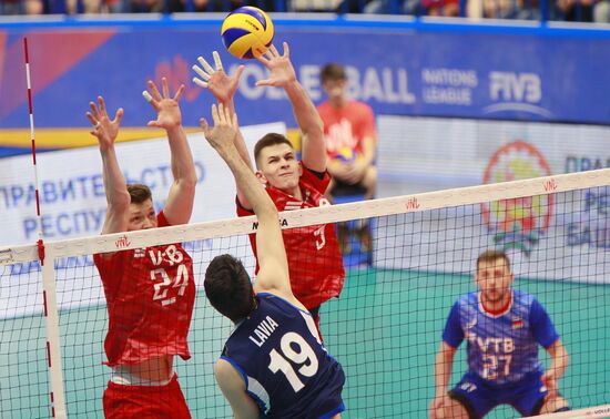 Волейбол. Мужчины. Этап Лиги Наций. Матч Россия - Италия