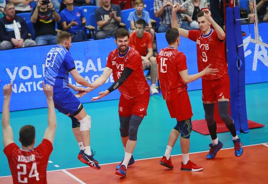 Волейбол. Мужчины. Этап Лиги Наций. Матч Россия - Италия