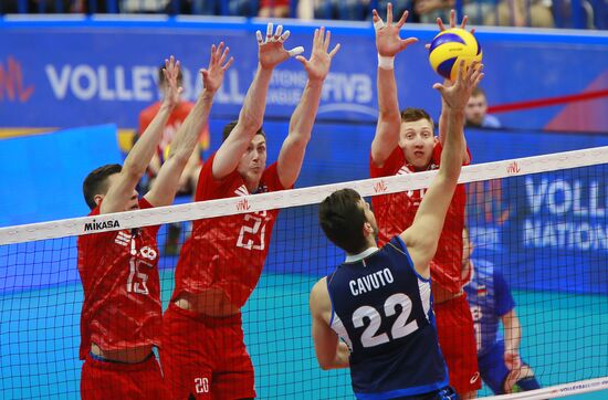 Волейбол. Мужчины. Этап Лиги Наций. Матч Россия - Италия