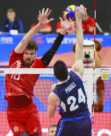 Волейбол. Мужчины. Этап Лиги Наций. Матч Россия - Италия