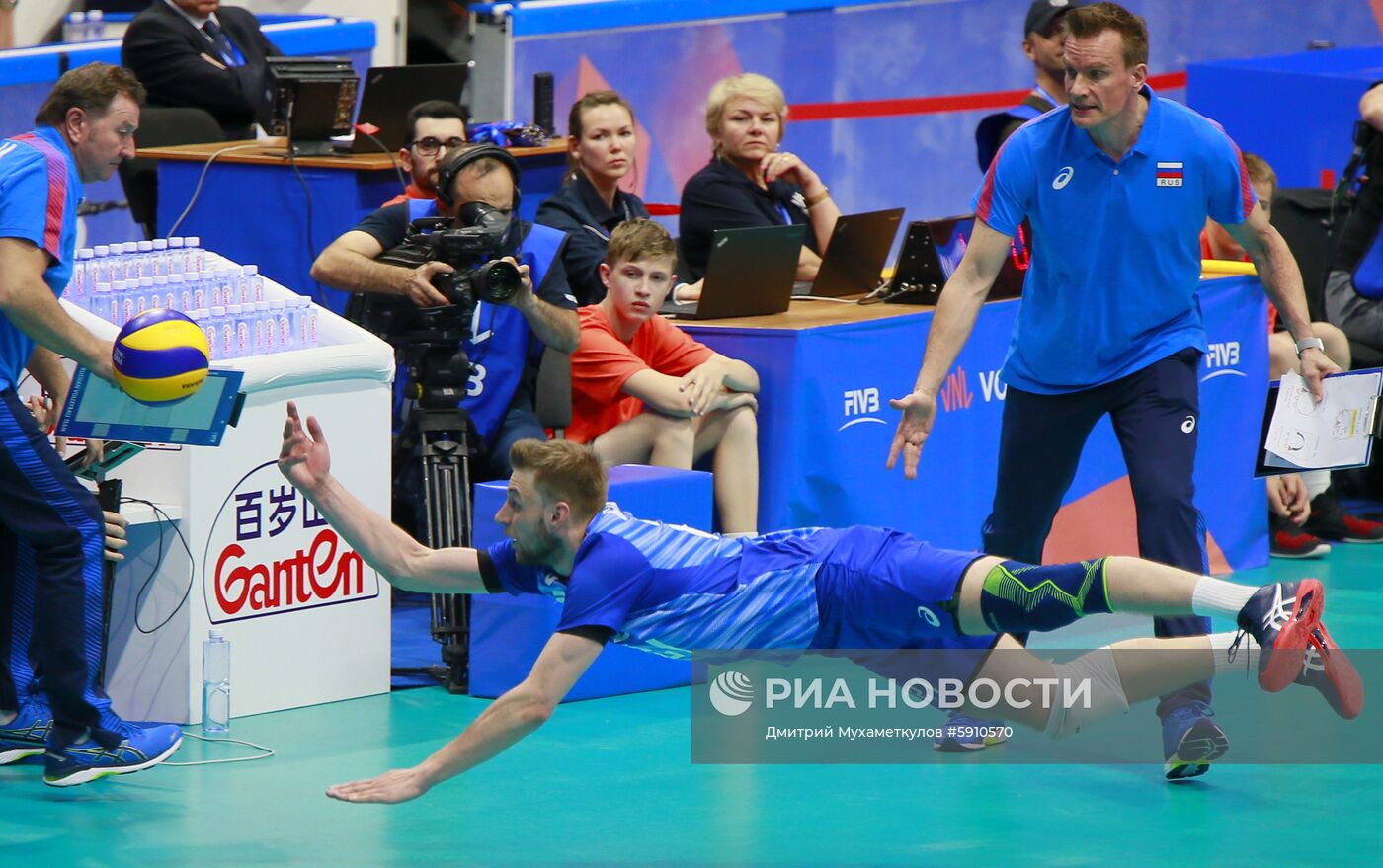 Волейбол. Мужчины. Этап Лиги Наций. Матч Россия - Италия