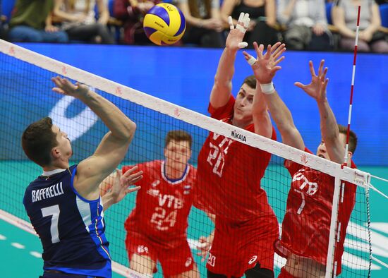 Волейбол. Мужчины. Этап Лиги Наций. Матч Россия - Италия