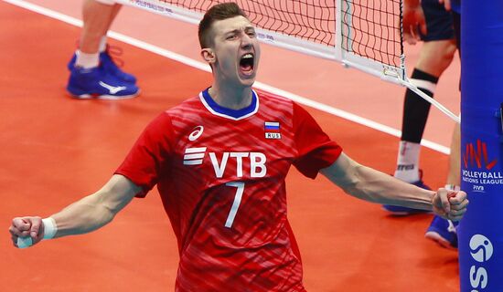 Волейбол. Мужчины. Этап Лиги Наций. Матч Россия - Италия