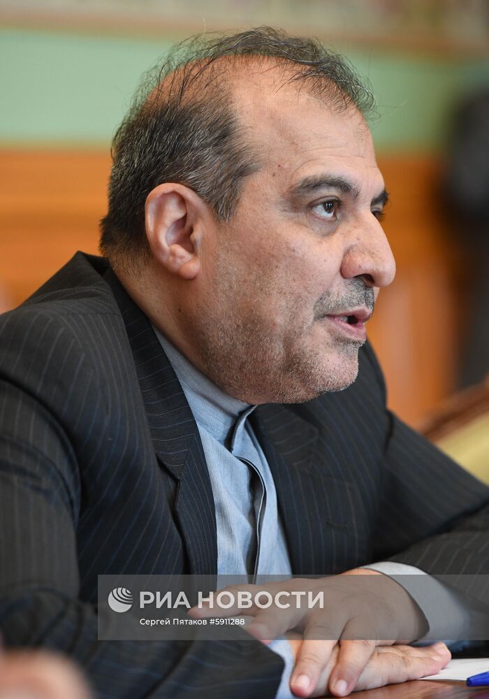 Встреча заместителей глав МИД РФ и Ирана С. Вершинина и А. А. Хаджа