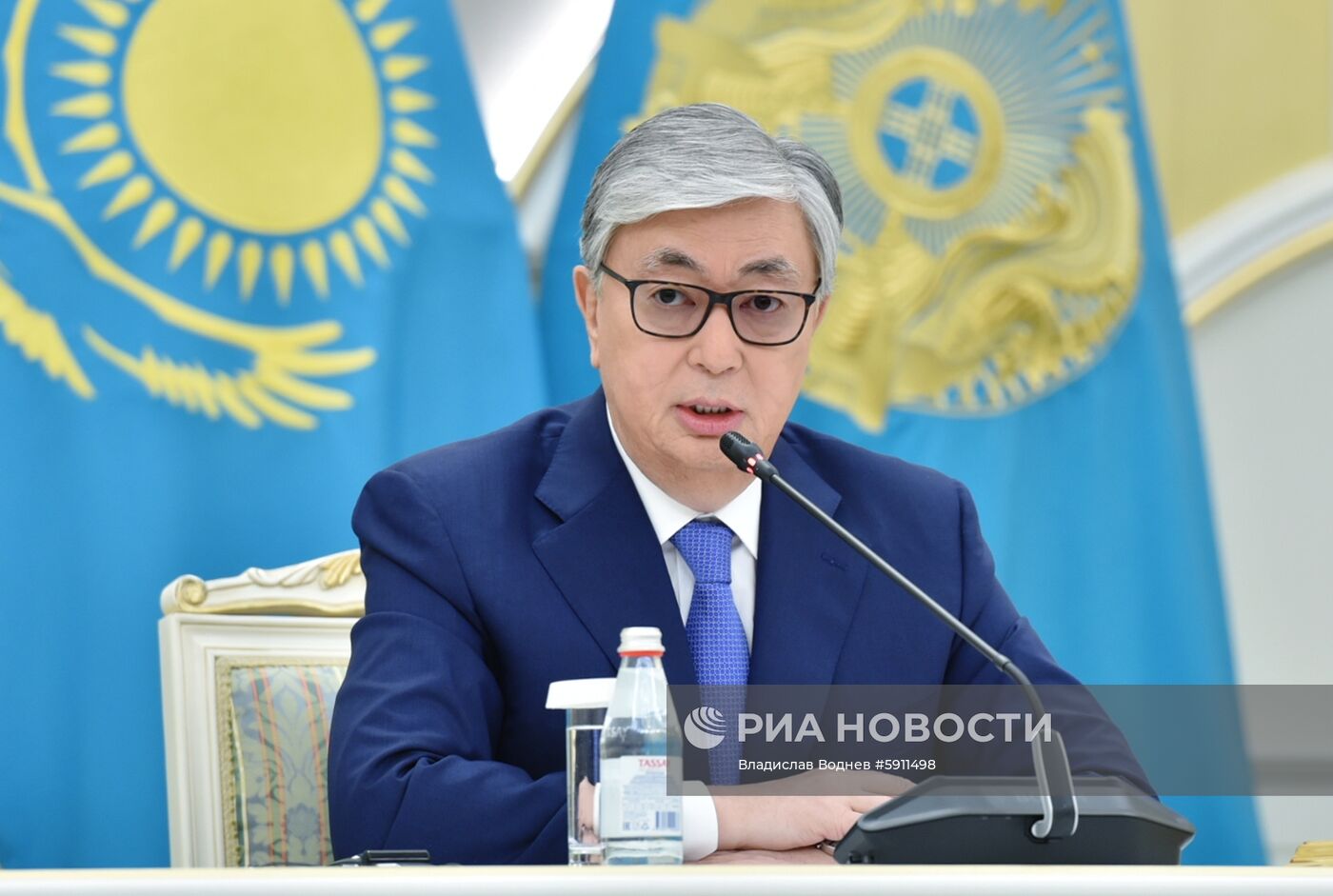 Пресс-конференция К-Ж. Токаева после оглашения предварительных итогов выборов
