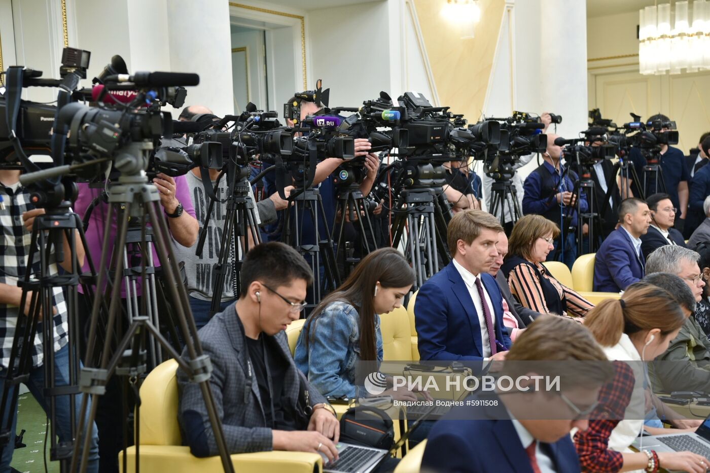 Пресс-конференция К-Ж. Токаева после оглашения предварительных итогов выборов