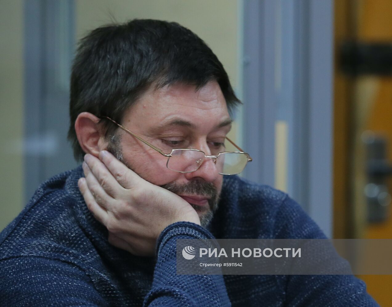 Заседание суда по делу журналиста К. Вышинского в Киеве