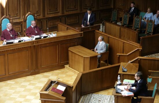 Заседание Конституционного суда в Киеве