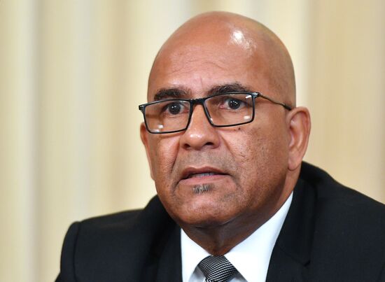 Встреча глав МИД РФ и Гренады С. Лаврова и П. Дэвида