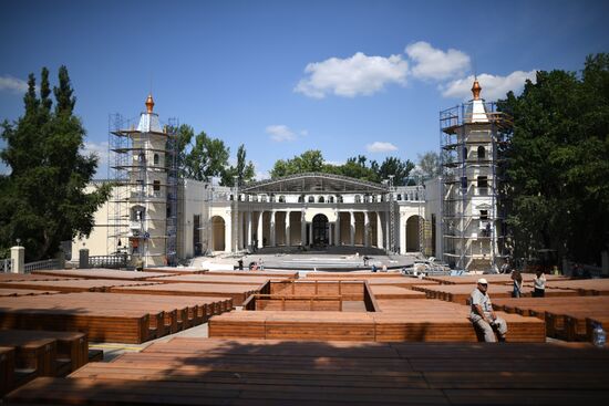 Зеленый театр ВДНХ после реконструкции