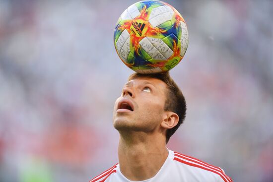 Футбол. Отборочный ЧЕ-2020. Матч Россия - Сан-Марино