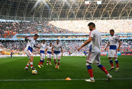 Футбол. Отборочный ЧЕ-2020. Матч Россия - Сан-Марино