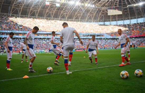 Футбол. Отборочный ЧЕ-2020. Матч Россия - Сан-Марино