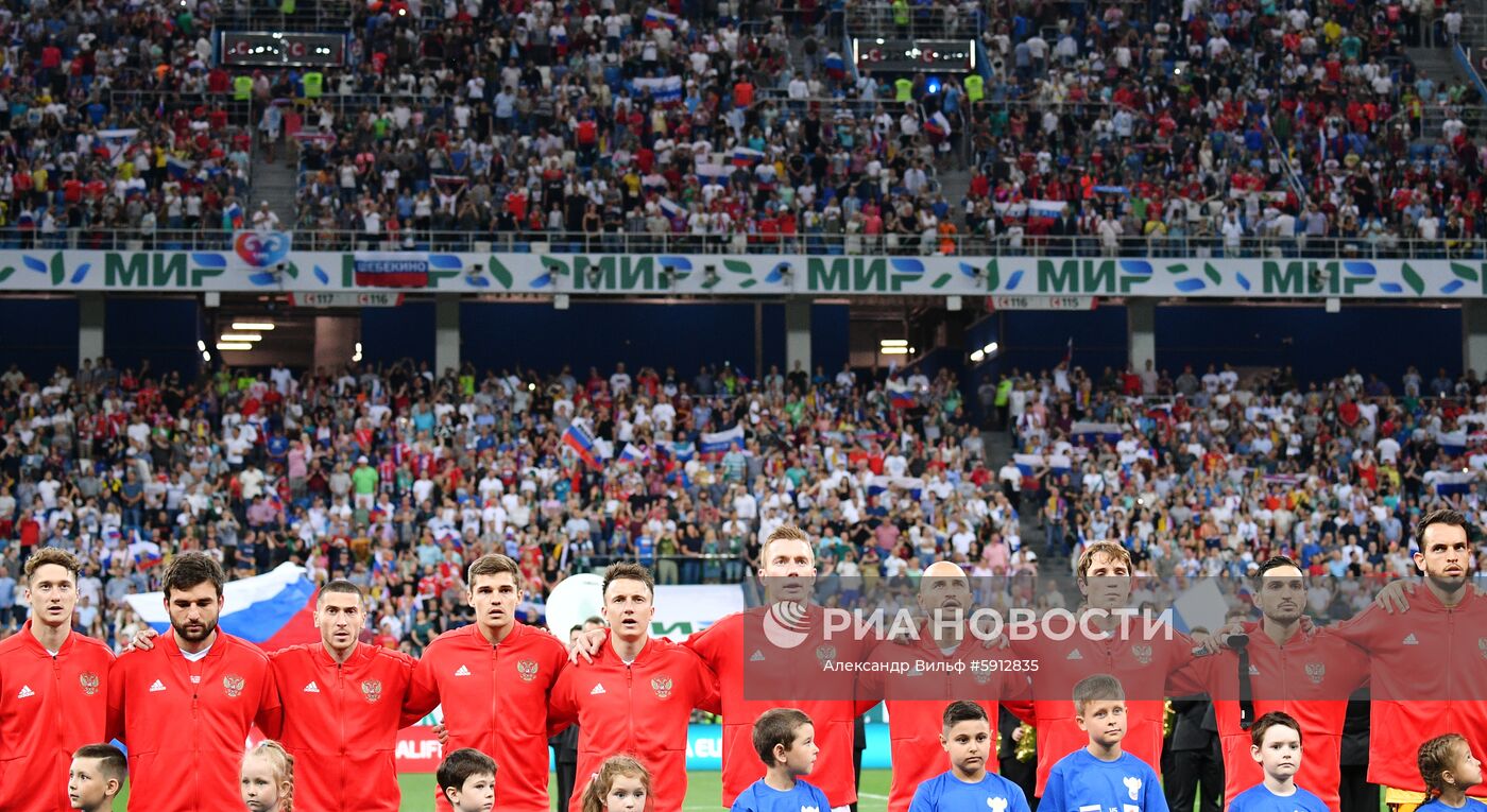 Футбол. Отборочный ЧЕ-2020. Матч Россия - Кипр