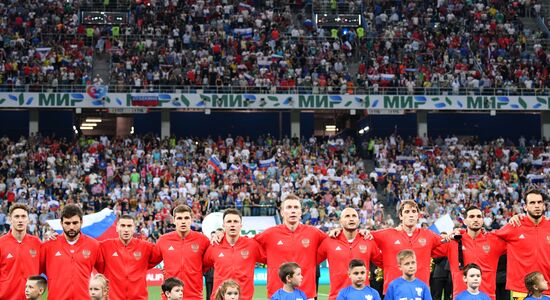 Футбол. Отборочный ЧЕ-2020. Матч Россия - Кипр