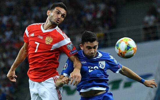 Футбол. Отборочный ЧЕ-2020. Матч Россия - Кипр