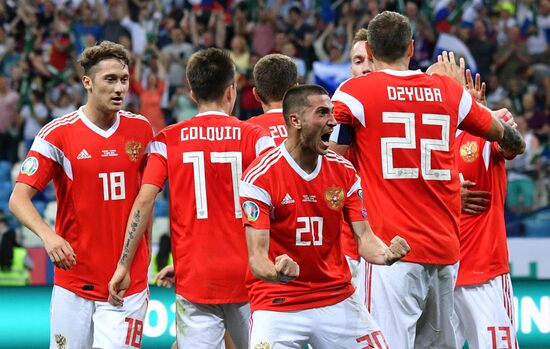 Футбол. Отборочный ЧЕ-2020. Матч Россия - Кипр