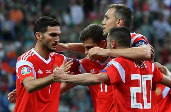 Футбол. Отборочный ЧЕ-2020. Матч Россия - Кипр